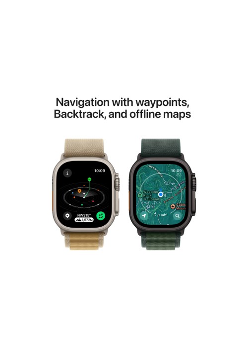 Смарт-годинник Apple Watch Ultra 2 2024 GPS + Cellular 49mm Natural Titanium Case with Blue Trail Loop - S/M (MX4J3UL/A)
