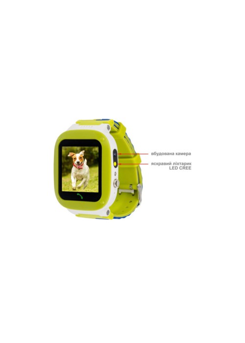 Смарт-годинник Amigo GO004 Splashproof Camera+LED Green (856042)