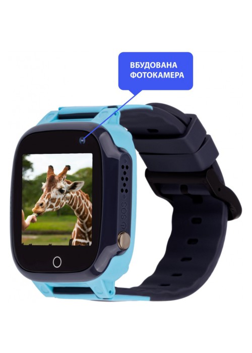 Смарт годинник для дітей AmiGo GO008 MILKY GPS WIFI Blue