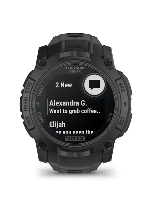 Смарт-часы Garmin Instinct 3, Tactical, Solar, 50mm, Black,GPS смарт-годинник (010-02935-50)