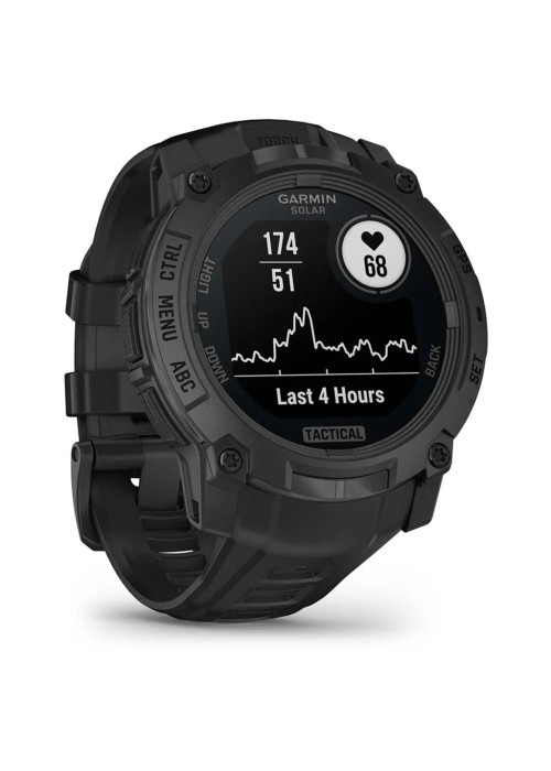 Смарт-часы Garmin Instinct 3, Tactical, Solar, 50mm, Black,GPS смарт-годинник (010-02935-50)