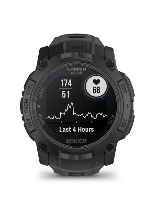 Смарт-часы Garmin Instinct 3, Tactical, Solar, 50mm, Black,GPS смарт-годинник (010-02935-50)