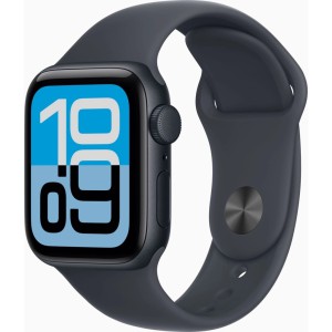 Розумний годинник Apple Watch SE 3 GPS 40 мм, алюмінієвий корпус Midnight з Midnight Sport Band - S/M (MEH94RK/A)