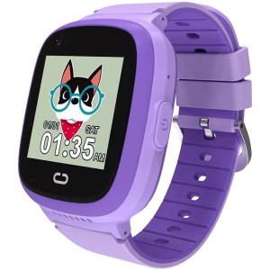 Розумний годинник Canyon Sunny KW-48 Відео 4G GPS Ігри Музика Фіолетовий (CNE-KW48VL)