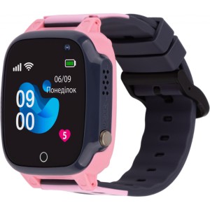 Смарт годинник для дітей AmiGo GO008 MILKY GPS WIFI Pink