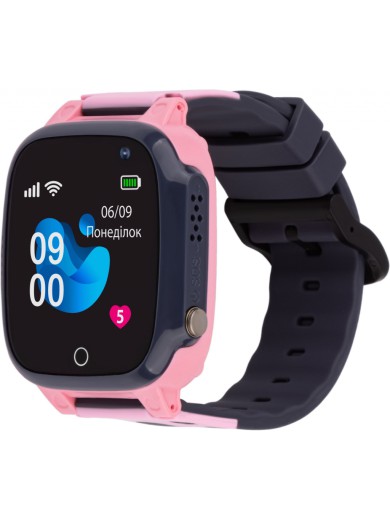 Смарт годинник для дітей AmiGo GO008 MILKY GPS WIFI Pink