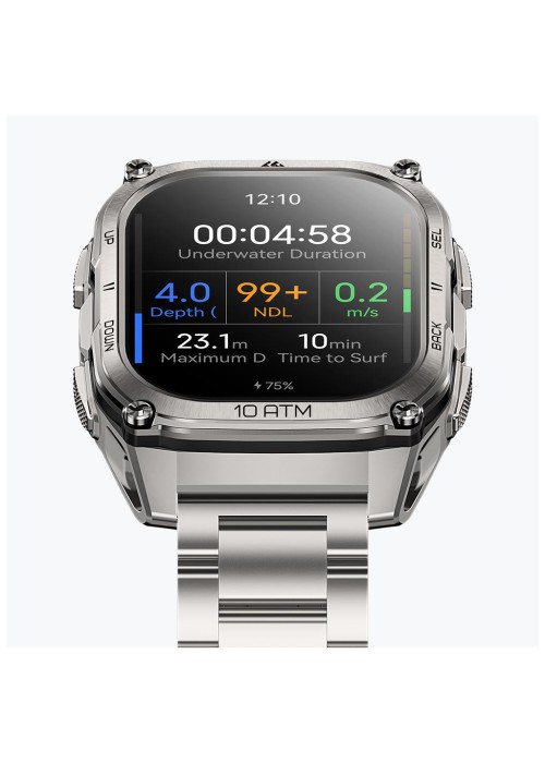Смарт-годинник KOSPET TANK M4SE SILVER (6978602500638)