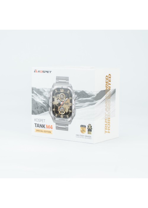 Смарт-годинник KOSPET TANK M4SE SILVER (6978602500638)