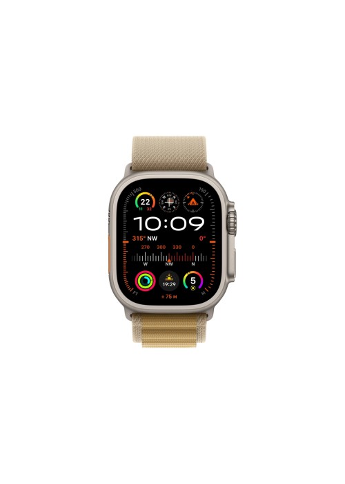 Смарт-годинник Apple Watch Ultra 2 2024 GPS + Cellular 49mm Natural Titanium Case with Brown Alpine Loop - Small (MX4E3UL/A)