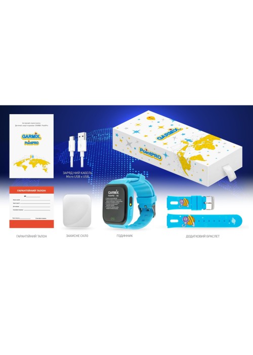 Смарт годинник для дітей GARMIX PointPRO-100 BLUE