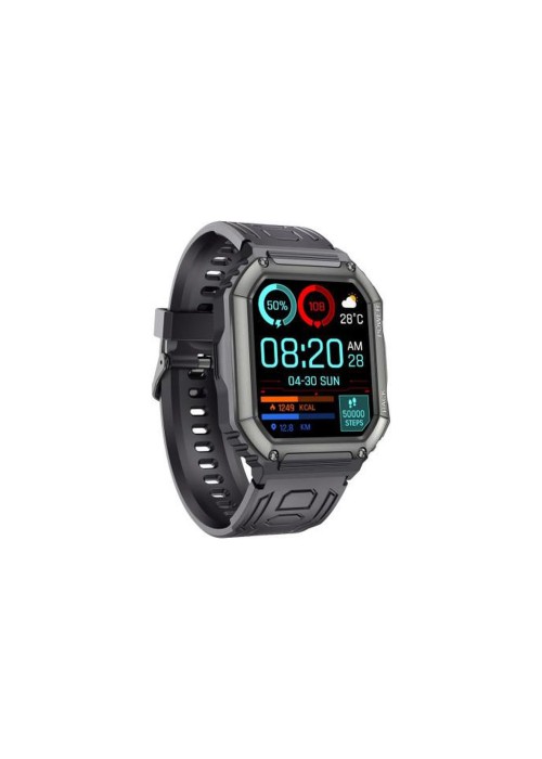 Смарт-годинник Gelius Pro GP-SW007 (Tactical Navy) Bluetooth-дзвінок (IP68) Чорний (GP-SW007 Black)