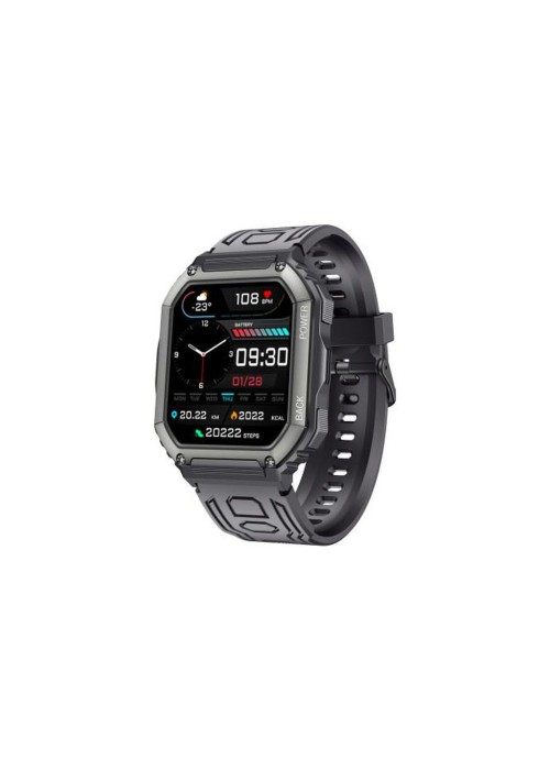 Смарт-годинник Gelius Pro GP-SW007 (Tactical Navy) Bluetooth-дзвінок (IP68) Чорний (GP-SW007 Black)