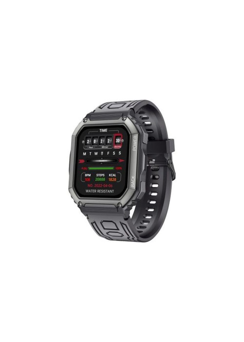 Смарт-годинник Gelius Pro GP-SW007 (Tactical Navy) Bluetooth-дзвінок (IP68) Чорний (GP-SW007 Black)