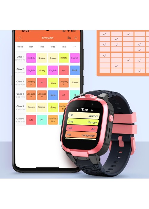Годинник Mibro Watch Phone Z3 Pink (XPSWZ001) рожевий