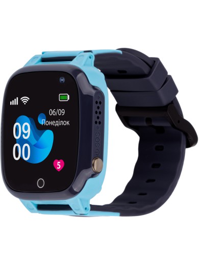 Смарт годинник для дітей AmiGo GO008 MILKY GPS WIFI Black