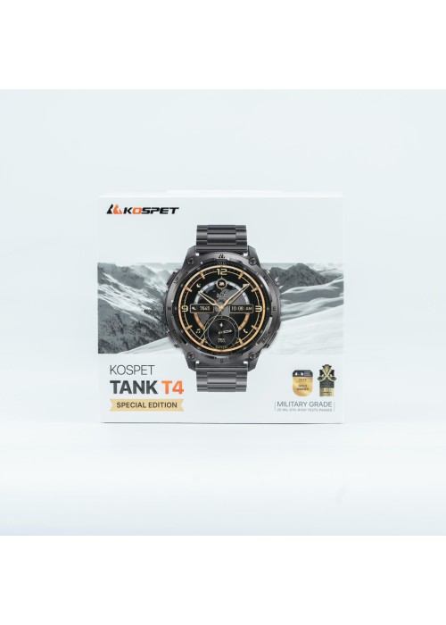 Смарт-годинник KOSPET TANK T4SE BLACK (6978602500607)