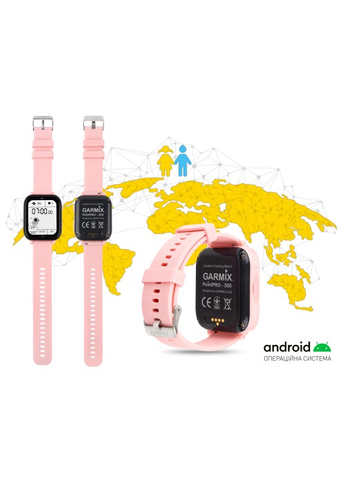 Смарт годинник для дітей GARMIX PointPRO-300 4G PINK