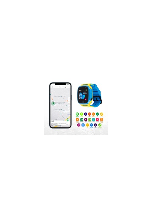 Смарт годинник для дітей AmiGo GO008 GLORY GPS WIFI Blu-Yel