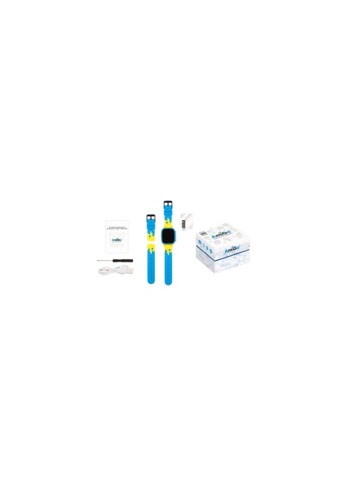 Смарт годинник для дітей AmiGo GO008 GLORY GPS WIFI Blu-Yel