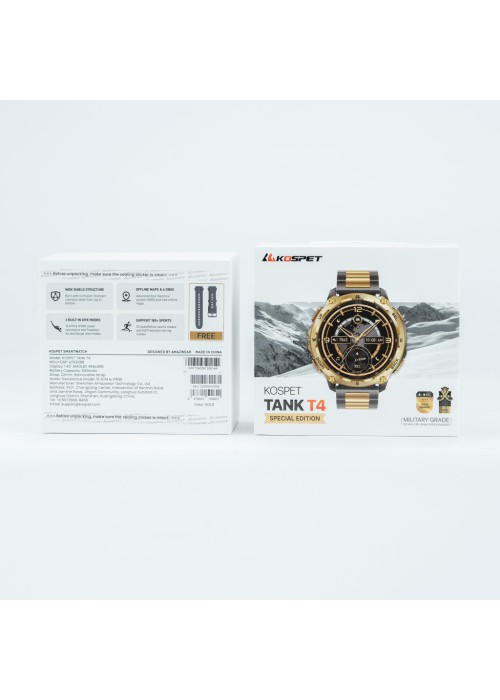 Смарт-часы KOSPET TANK T4SE GOLD (6978602500621)