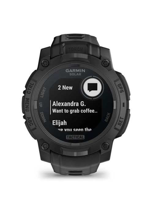 Смарт-часы Garmin Instinct 3, Tactical, Solar, 45mm, Black, GPS смарт-годинник (010-02934-50)