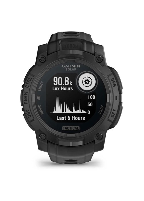 Смарт-часы Garmin Instinct 3, Tactical, Solar, 45mm, Black, GPS смарт-годинник (010-02934-50)