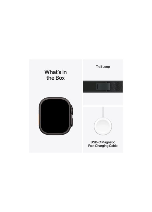 Смарт-годинник Apple Watch Ultra 2 2024 GPS + Cellular 49mm Black Titanium Case with Black Trail Loop - M/L (MX4V3UL/A)