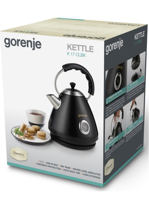 Електрочайник GORENJE K17CLBK