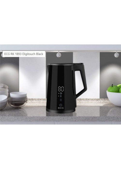 Електрочайник ECG RK 1893 Digitouch Black