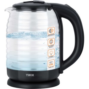 Електрочайник KUMTEL HMKT-15 Glass&Black (скло)