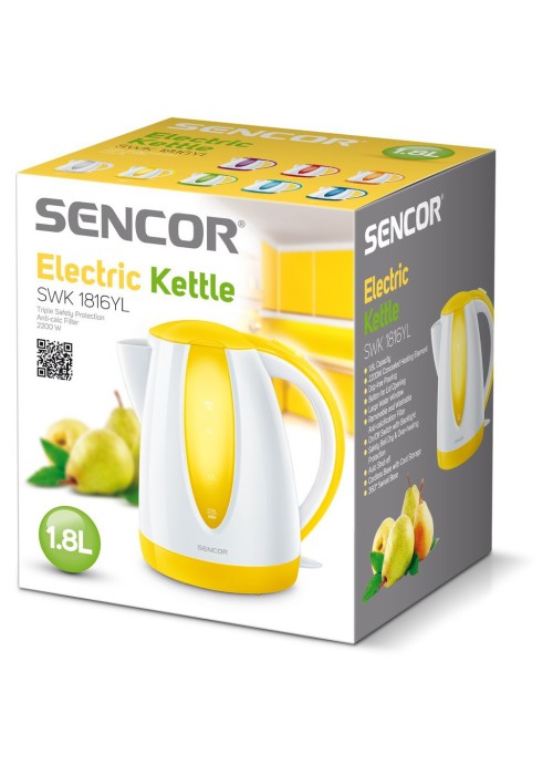 Електрочайник Sencor SWK 1816 YL (SWK1816YL)