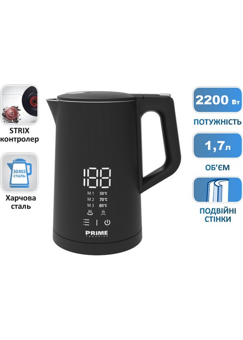 Електрочайник PRIME Technics PKD 1788 BS