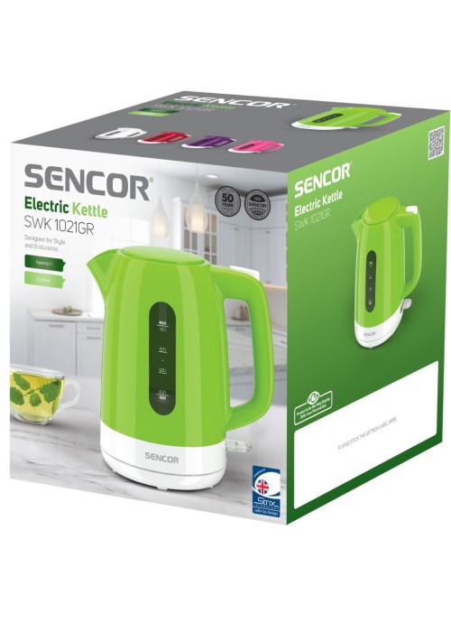 Електрочайник Sencor SWK 1021GR (SWK1021GR)