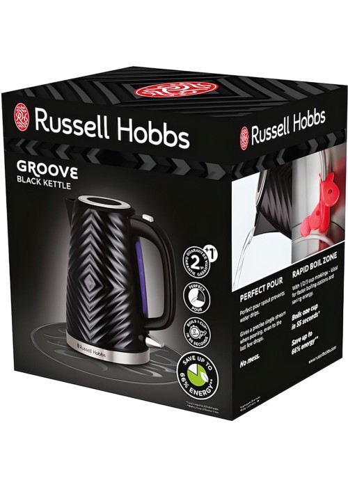 Чайник RUSSELL HOBBS 26380-70 Groove Чорний