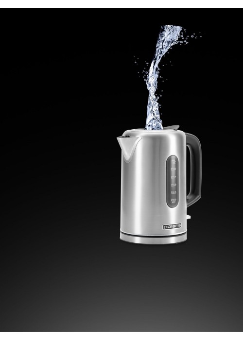 Электрочайник POLARIS PWK 17101CA Water Way Pro Сталевий
