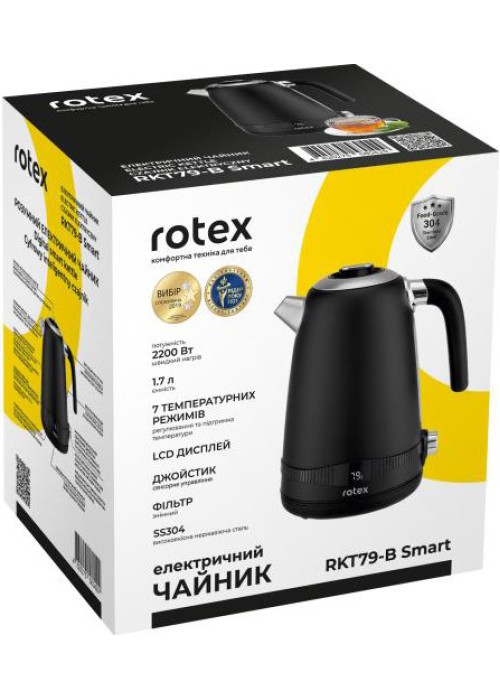 Електрочайник Rotex RKT79-B-Smart