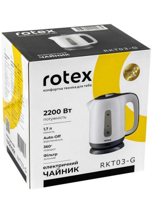 Електрочайник Rotex RKT03-G