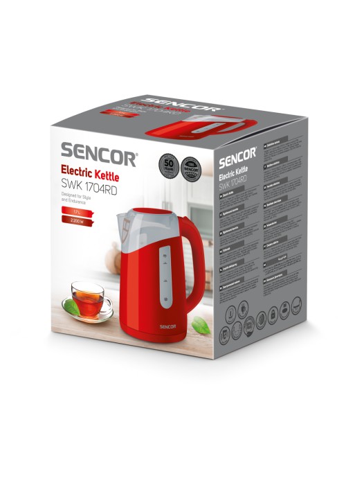 Електрочайник Sencor SWK1704RD