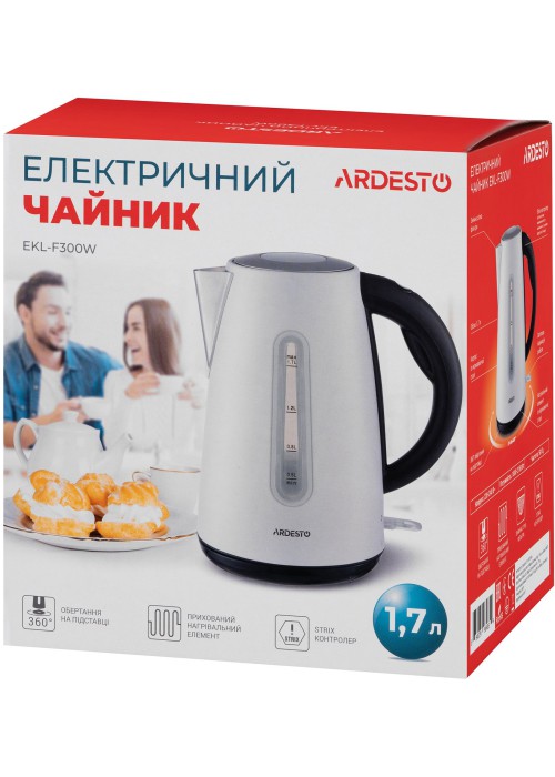 Електрочайник Ardesto EKL-F300W
