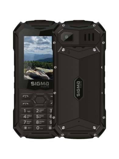Смартфон Sigma X-treme PV68 Black (4827798738214)