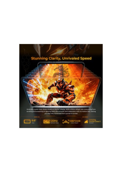 Смартфон OUKITEL WP66 12/512GB Orange (6941749856845)