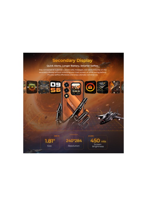 Смартфон OUKITEL WP66 12/512GB Orange (6941749856845)