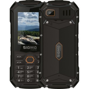 Смартфон Sigma X-treme PV68 Black Orange (4827798738221)
