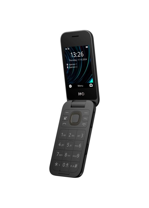 Смартфон HMD 2660 4G Flip DS Black