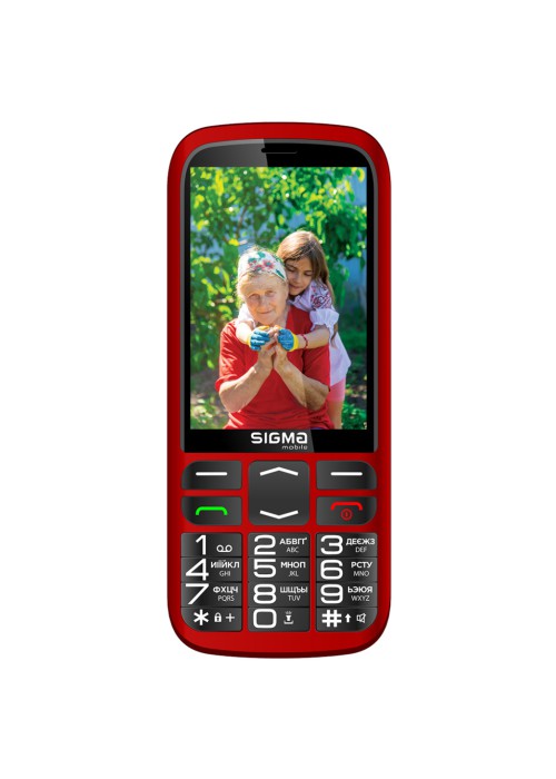 Мобільний телефон Sigma Comfort 50 Optima Type-C Red (4827798122327)