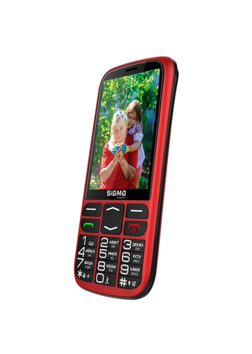 Мобільний телефон Sigma Comfort 50 Optima Type-C Red (4827798122327)