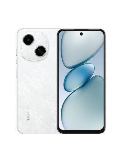 Смартфон Tecno Spark Go 1 4/128GB Glittery White (4894947036194)