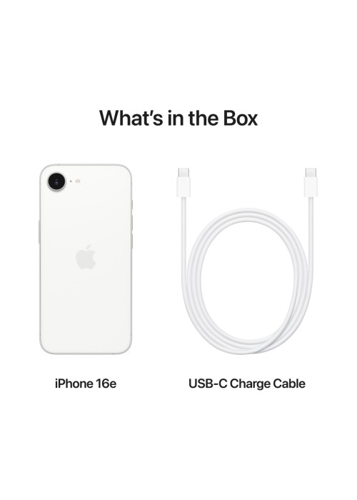 Смартфон Apple iPhone 16e 128GB White (MD1R4)