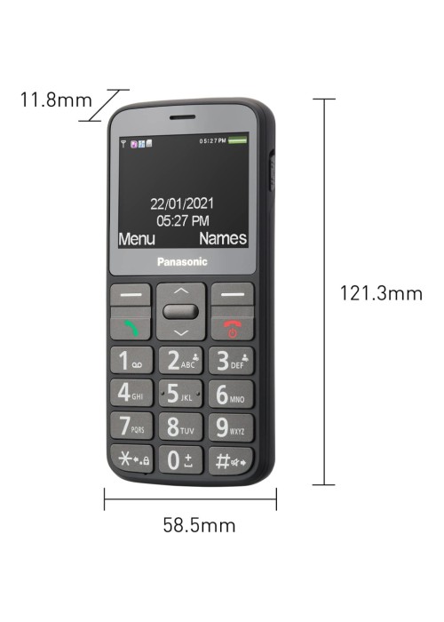 Смартфон Panasonic KX-TU160 Grey (KX-TU160EXG)