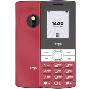 Смартфон Ergo B185 червоного кольору